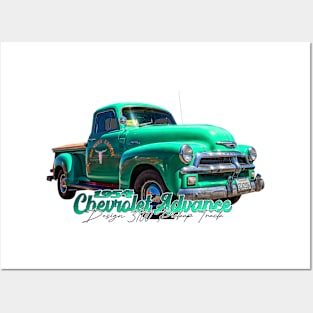 1954 Chevrolet Advance Design 3100 Pickup Truck Posters and Art